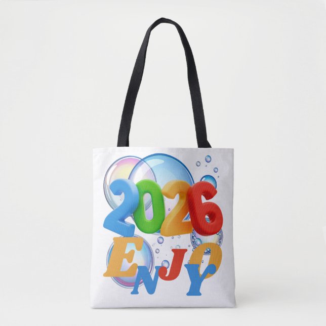 Bolsa Tote 2026,enjoy (Frente)
