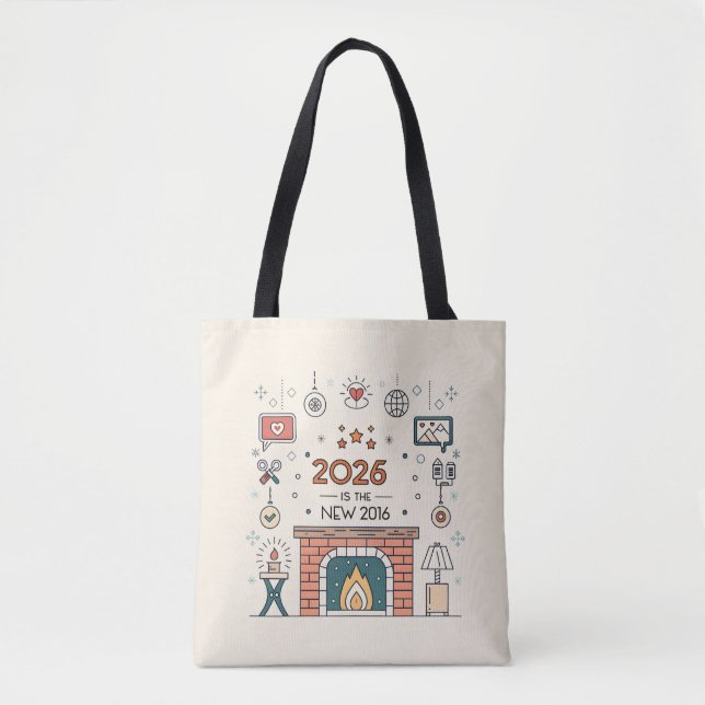Bolsa Tote 2026 Is The New 2016 Cozy Culture Vector (Frente)