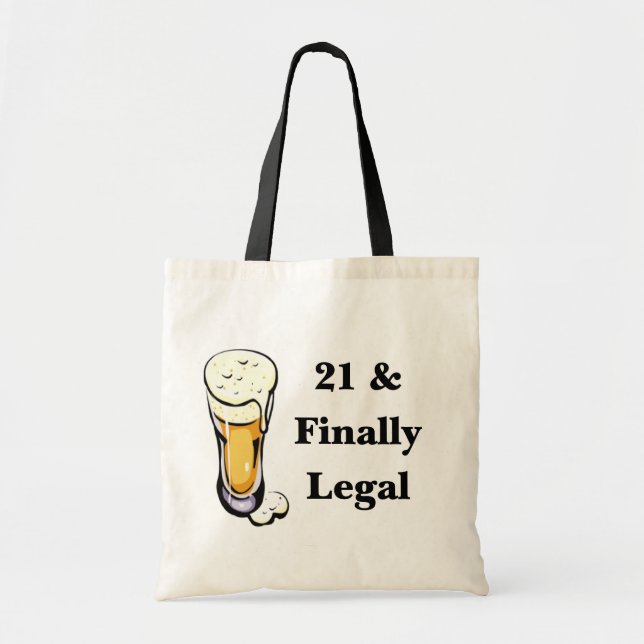 Bolsa Tote 21 & finalmente legal (Frente)