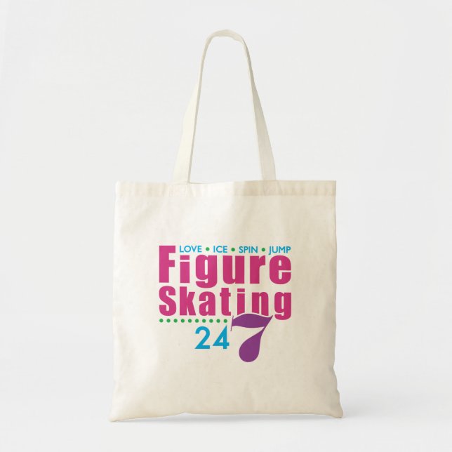 Bolsa Tote 24/7 de patinagem artística (Frente)