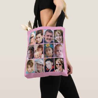 Bolsa Tote 24 photo collage pink