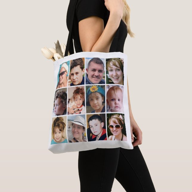 Bolsa Tote 24 photo collage white (Close Up)