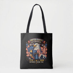 Bolsa Tote 250º Aniversário EUA 1776–2026 Herança Americana
