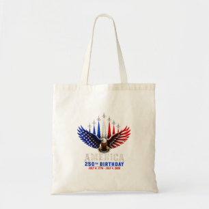 Bolsa Tote 250 Anos 1776 2026 Águia Patriótica da América