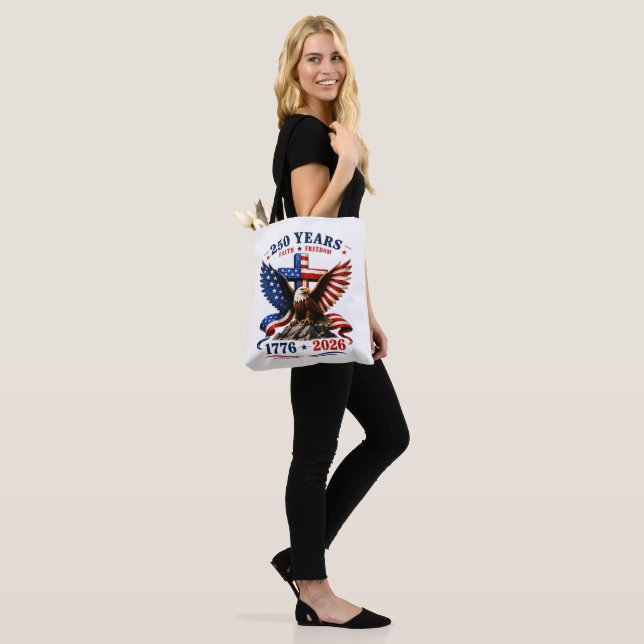 Bolsa Tote 250 Anos de Fé e Liberdade (No(a) Modelo)