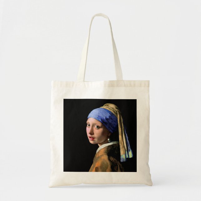 Bolsa Tote 2534-Johannes Vermeer Girl with a Pearl Earring (Frente)