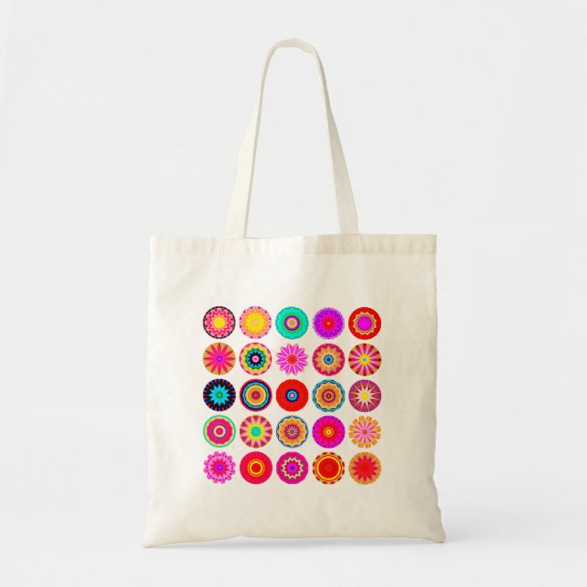 Bolsa Tote 25 Mandalas II - Personalizado (Frente)