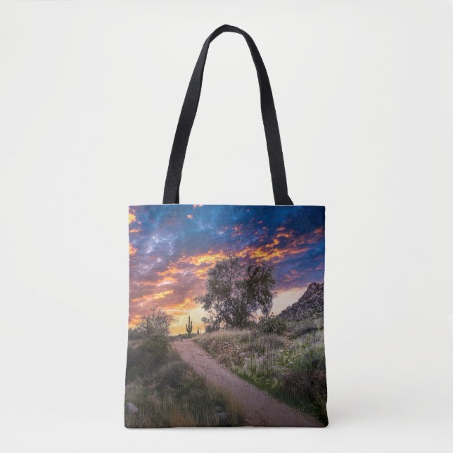Bolsa Tote 2815-Desert Landscape at Sunset (Frente)