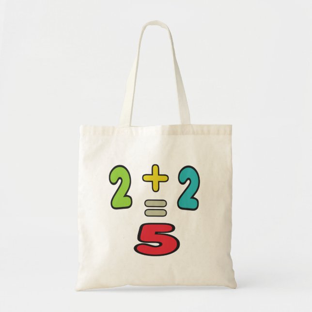 BOLSA TOTE 2+2=5 (Frente)
