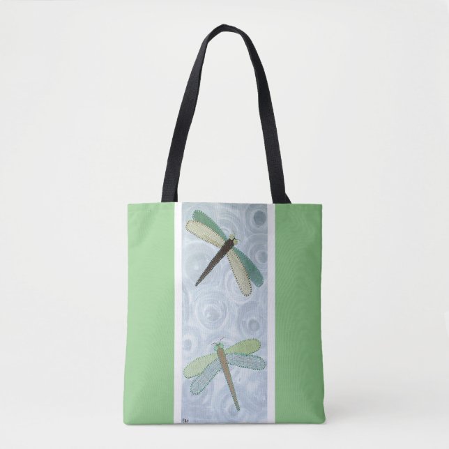 Bolsa Tote 2 Dragonflies #1 (Frente)