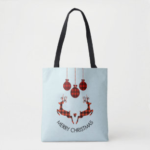 Bolsa Tote 2 Estilo Russo de Veado de Natal