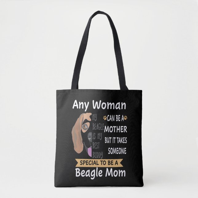 Bolsa Tote 30 Especial Para Ser Uma Mãe De Beagle (Frente)