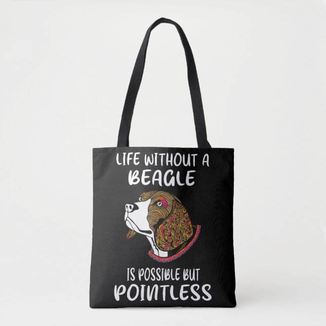 Bolsa Tote 3 Vida Sem Beagle (Frente)
