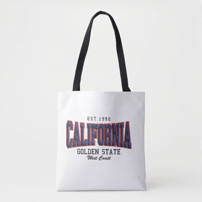 Bolsa Tote 3D Califórnia (Frente)