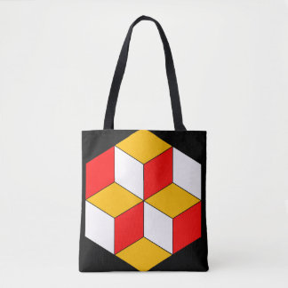 Bolsa Tote 3d cubes