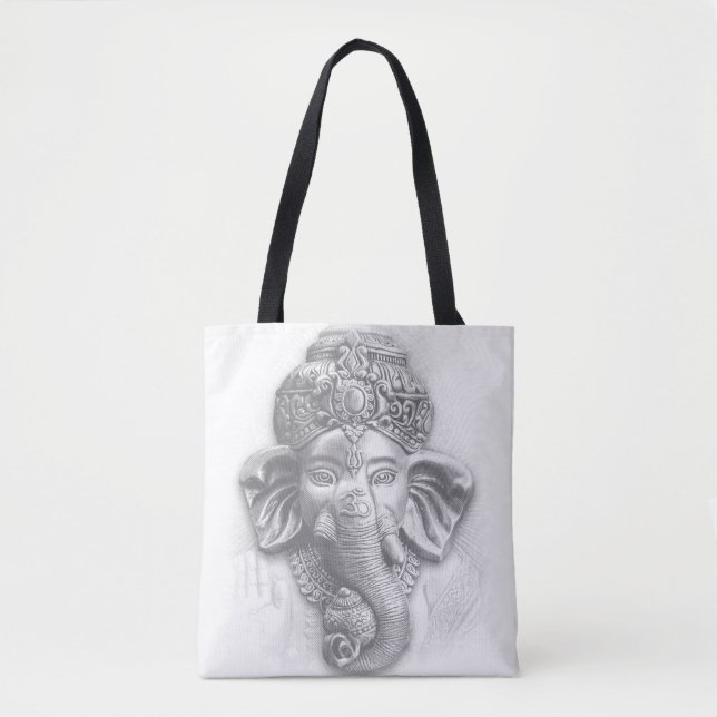 Bolsa Tote 3d Lord Ganesha - Om (Frente)