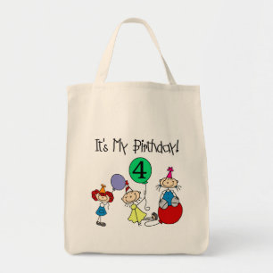 Bolsa Tote 4ª Festa de Crianças Festas de Aniversário e Prese