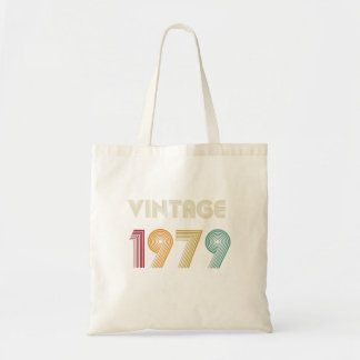 Bolsa Tote 40 anos de 1979, aniversário de 40 anos Gift Vinta
