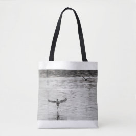 Bolsa Tote 4297-Cormorant decolando de Pond