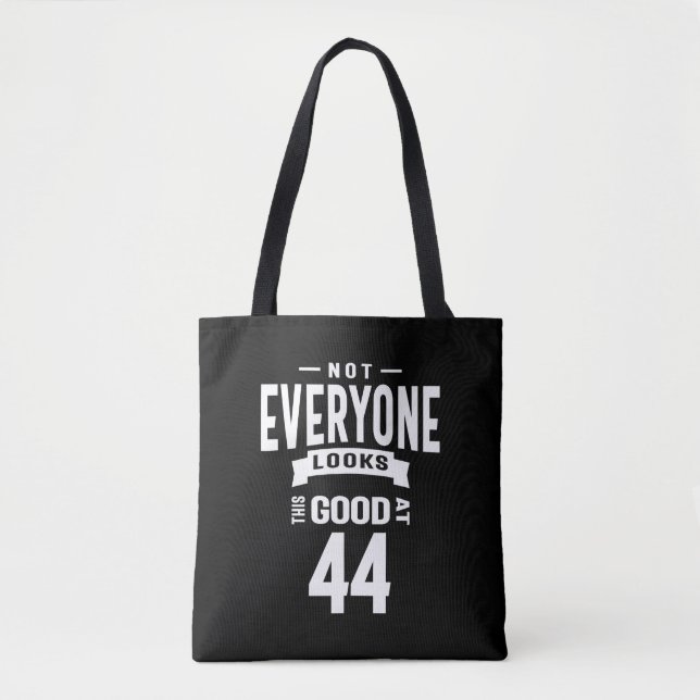 Bolsa Tote 44 Anos - 44 Aniversário Engraçado Dotado (Frente)