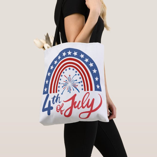 Bolsa Tote 4 de julho (Close Up)