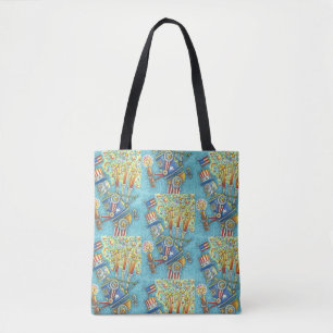 Bolsa Tote 4o Do ROBÔ dos FOGOS-DE-ARTIFÍCIO de JULHO, SACO