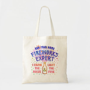 Bolsa Tote 4o engraçado do perito V2 dos fogos-de-artifício