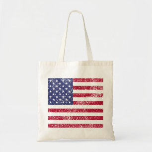 Bolsa Tote 4o patriótico da bandeira americana de julho