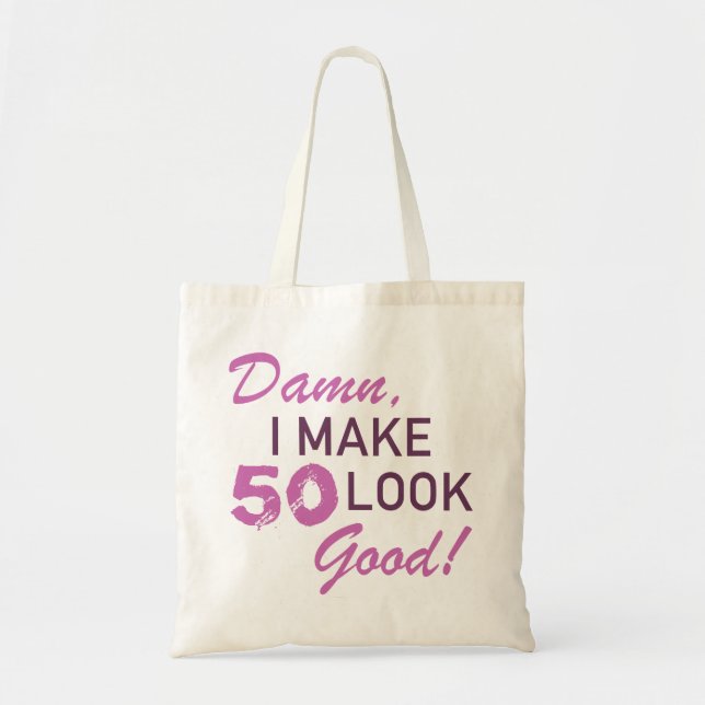 Bolsa Tote 50º aniversário do Humor (Frente)