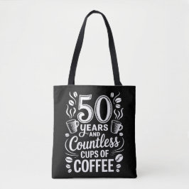 Bolsa Tote 50 Anos e Inúmeras Xícaras de Café