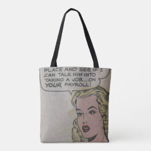 Bolsa Tote 50 Classic História em quadrinhos