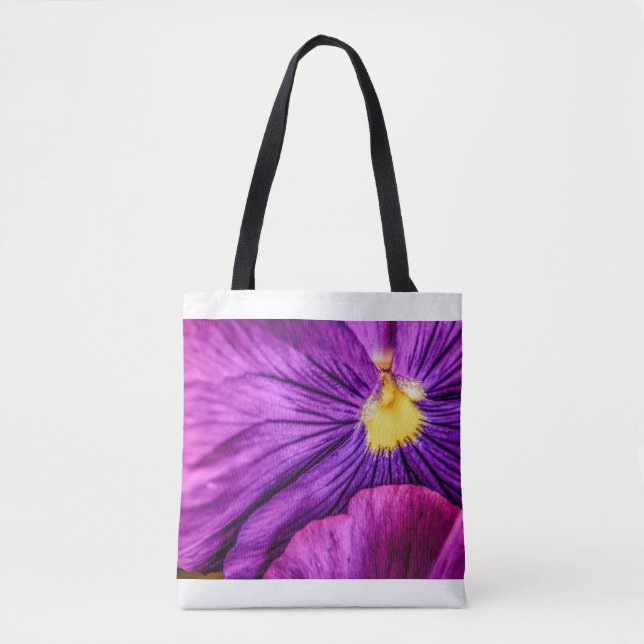 Bolsa Tote 5884-Purple Pansy (Frente)