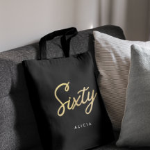 60º aniversário moderno Simples Sessenta Fabuloso 