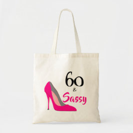 Bolsa Tote 60 e Sassy 60º aniversário