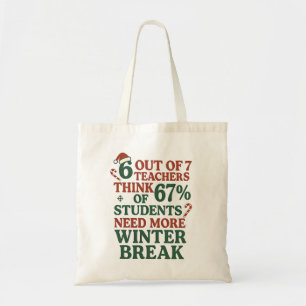 Bolsa Tote 6 7 Professor Seis Sete 67 Papai Noel Gen Alpha