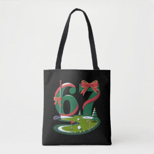 Bolsa Tote 6 7 Seis Sete Golfe Geração Z Alpha Meme Natal Gol