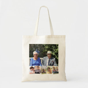 Bolsa Tote 6 Colagem de Fotos, Personalizada