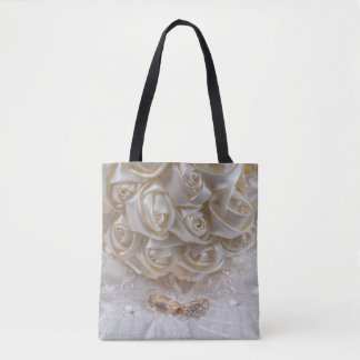 Bolsa Tote 7060-Buquê de Casamentos com Anéis