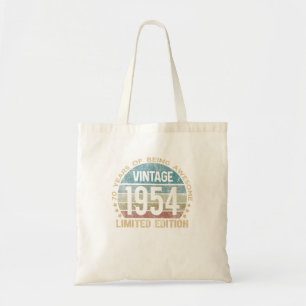 Bolsa Tote 70 Birthday, 70 Anos, Presentes Vintage, 1954 Limi
