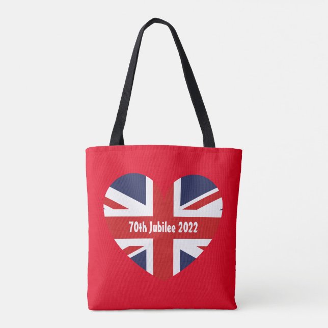 Bolsa Tote 70 Jubilee 2022 Red British Flag (Verso)