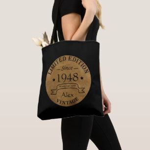 Bolsa Tote 75 anos de 75 anos personalizados