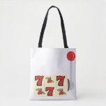 Bolsa Tote 777 Jackpot<br><div class="desc">Não é preciso rolar os dados ou fazer uma aposta,  este design pode trazer o entusiasmo de um jogo de excelente diretamente em toalhas,  travesseiros decorativos e muito mais!</div>