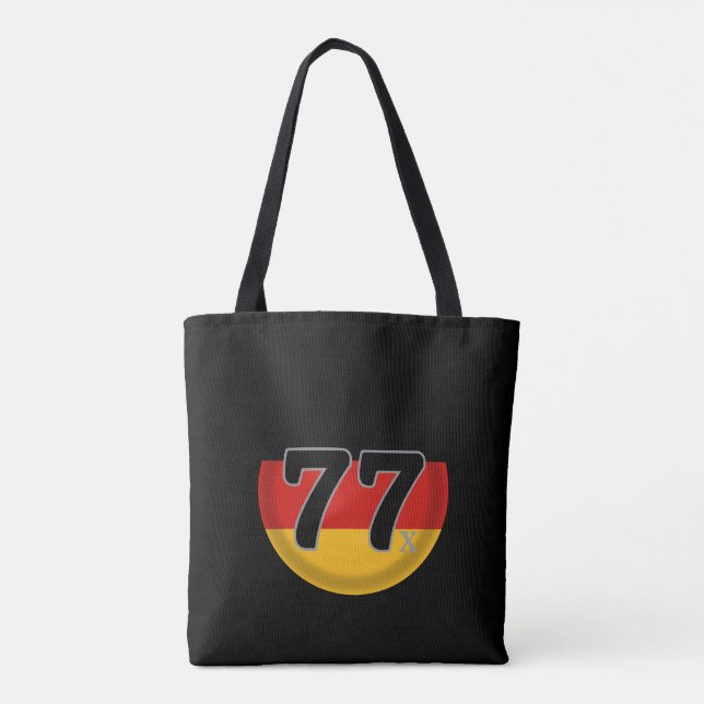 Bolsa Tote 77 Alemanhas geração X (Verso)