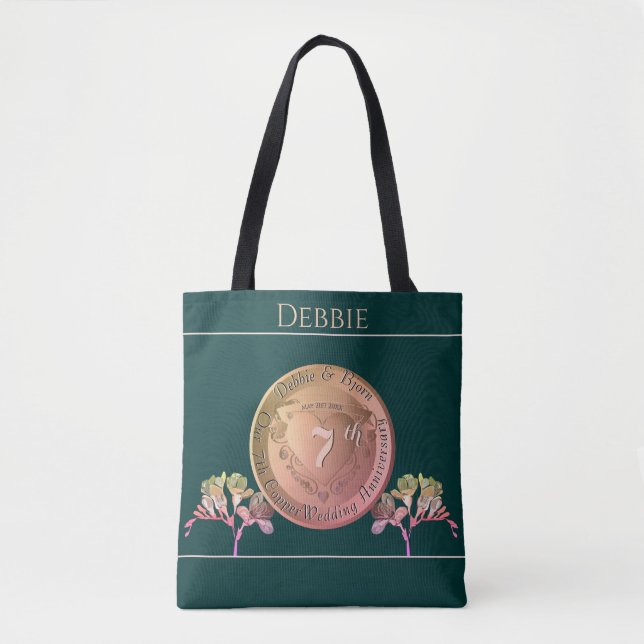 Bolsa Tote 7 Copper Fresia (Frente)