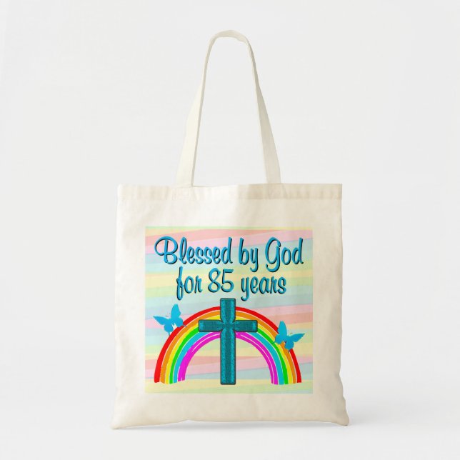 BOLSA TOTE 85.º ANIVERSÁRIO ABATIDO POR DEUS TOTE BAG (Frente)