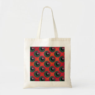 Bolsa Tote 8 Ball Natal Wheath Vermelho