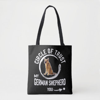 Bolsa Tote 8 Círculo De Confiança Meu German shepherd