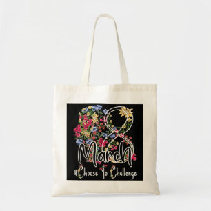 Bolsa Tote 8 de março Dia Internacional da Mulher 2022 Floral