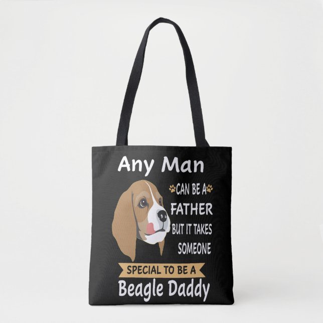 Bolsa Tote 8 Man Beagle Pai (Frente)