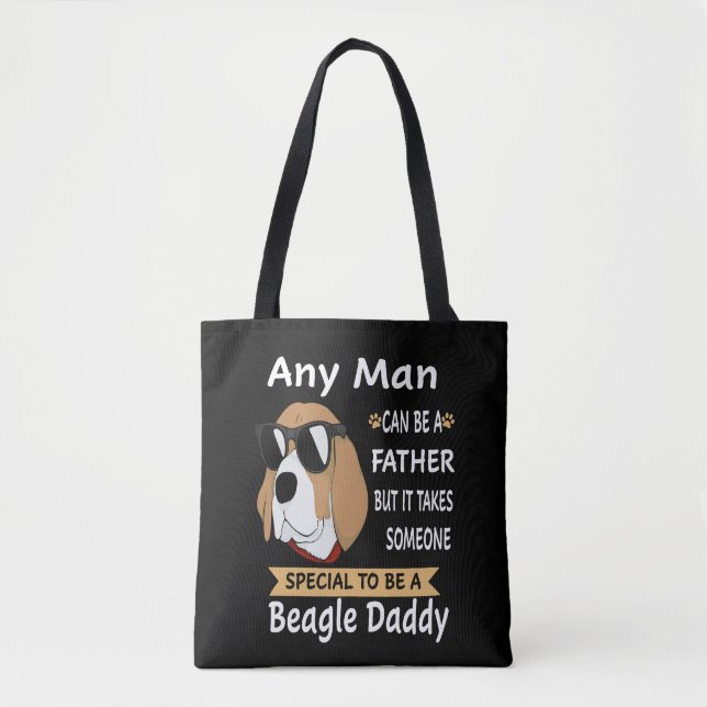 Bolsa Tote 8 Man Beagle Pai (Frente)